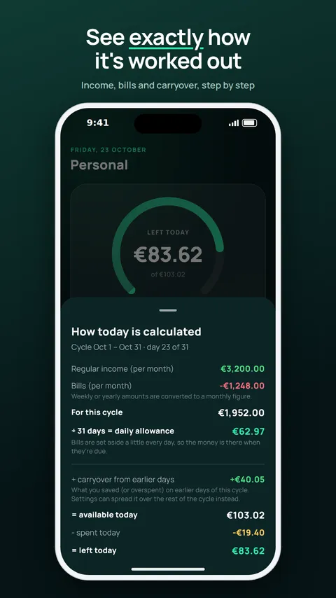 How today's number is calculated, step by step